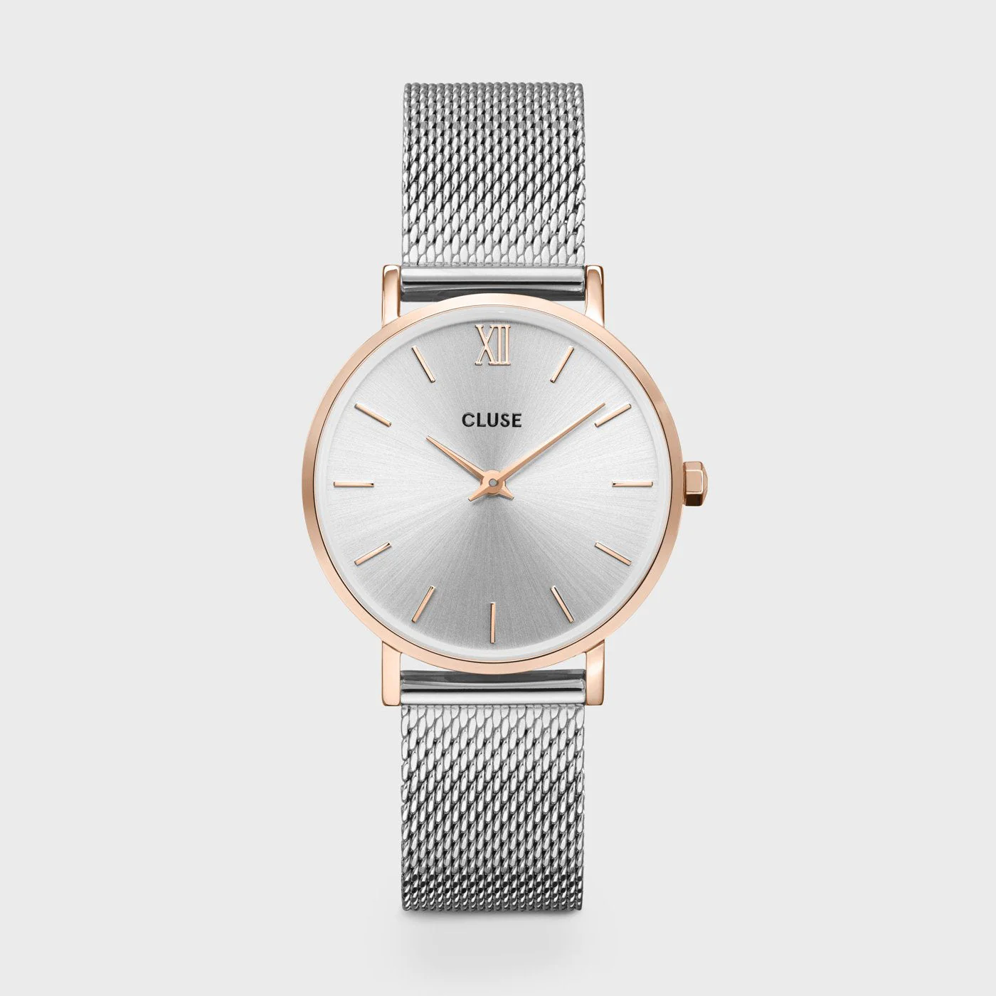 Reloj CLUSE Minuit Watch Mesh, Rose Gold Colour, Two-Tone