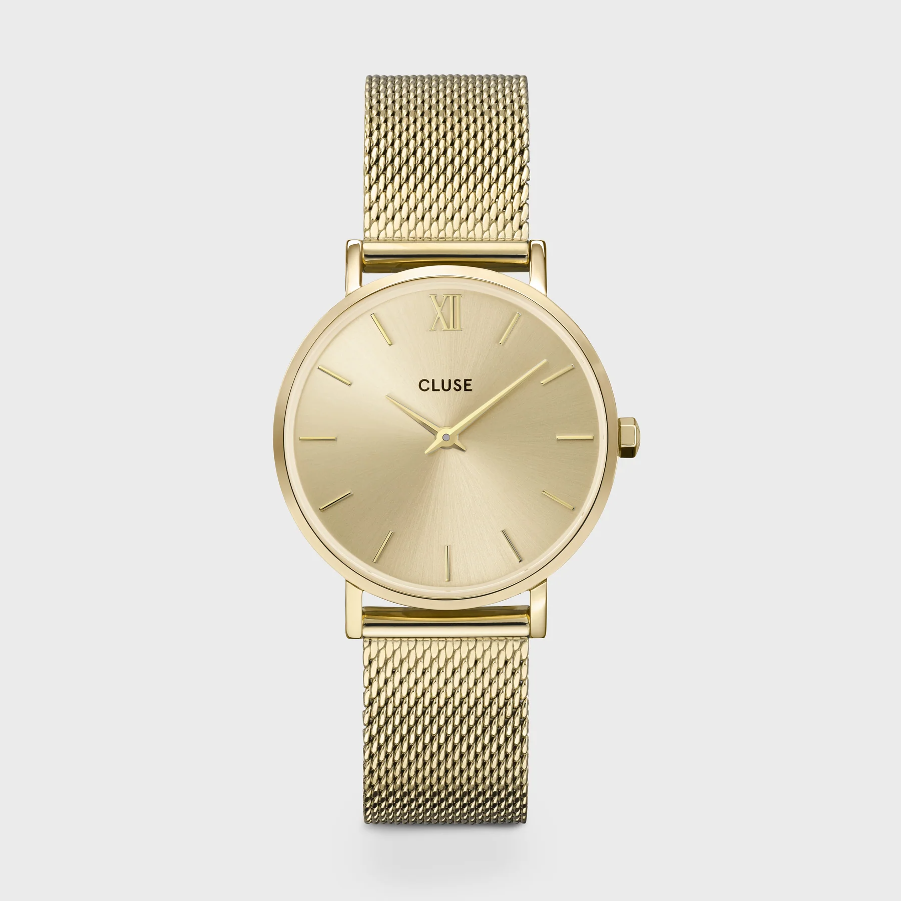 Reloj CLUSE Minuit Watch Mesh, Full Gold Colour