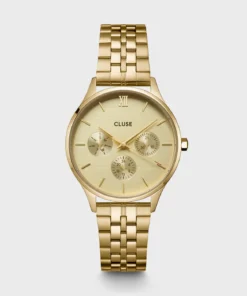Reloj CLUSE Minuit Multifunction Watch Steel, Full Gold colour