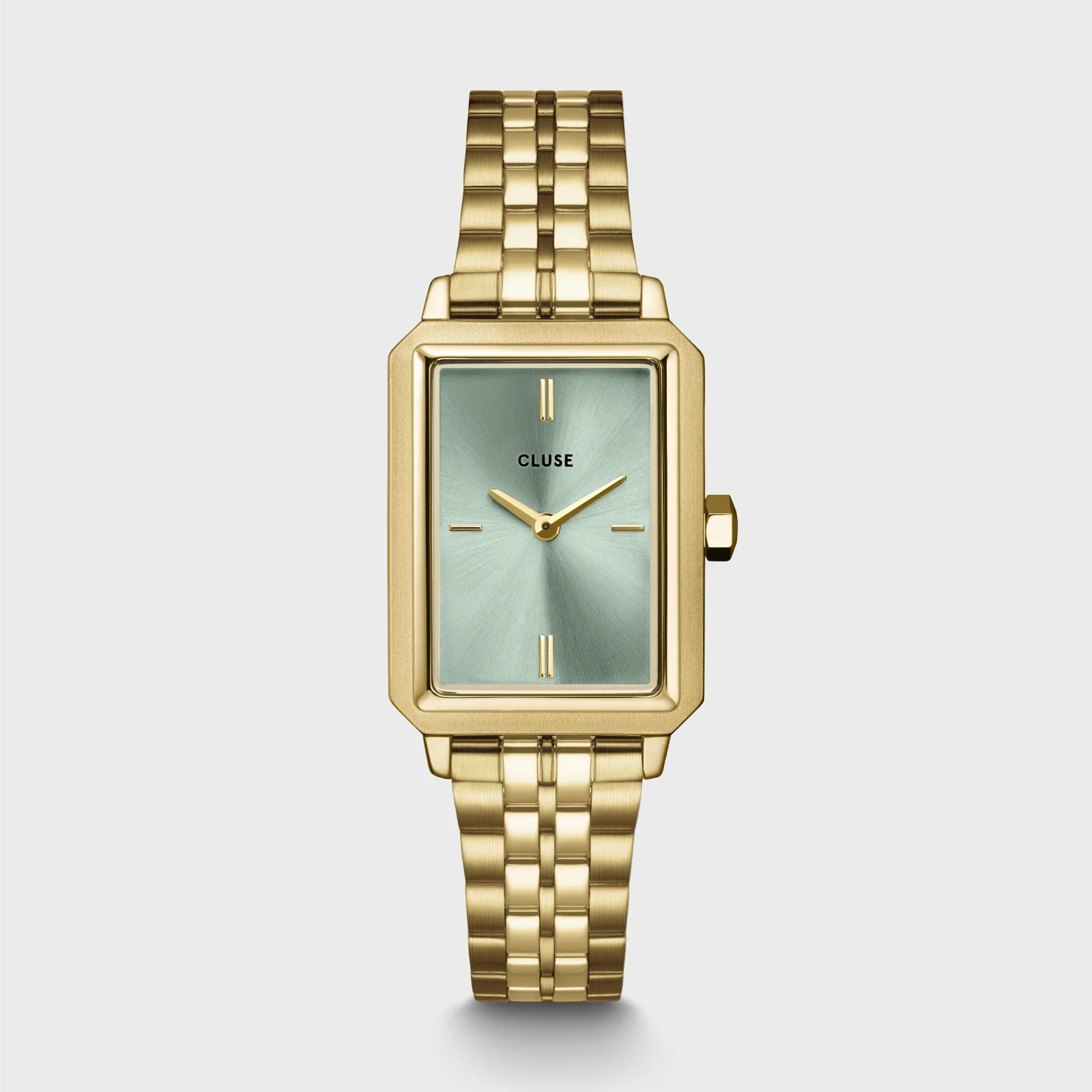 Reloj CLUSE Fluette Watch Steel, Sage Green, Gold Colour