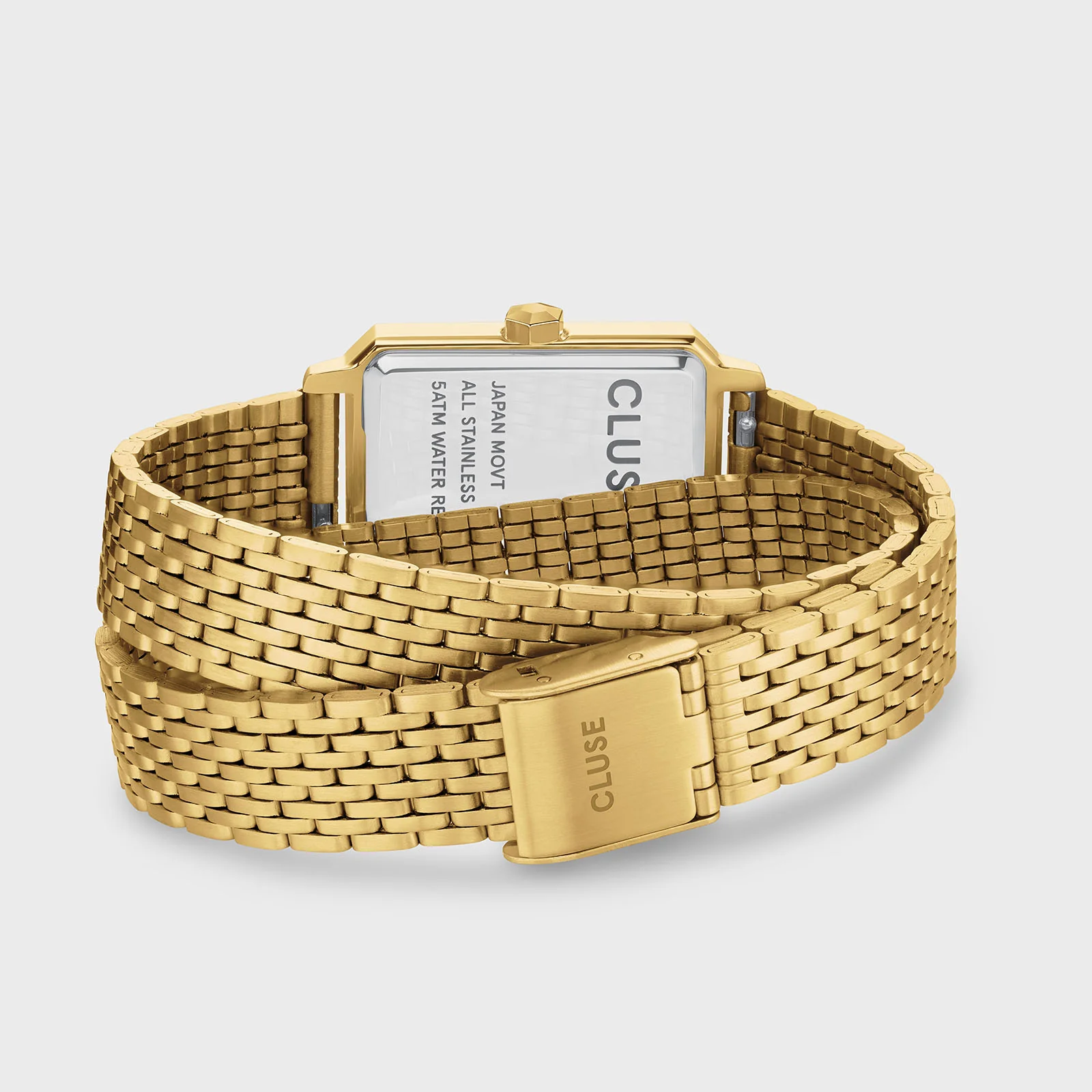 Reloj CLUSE Fluette Watch Double Steel, Wine, Gold Colour - Imagen 4