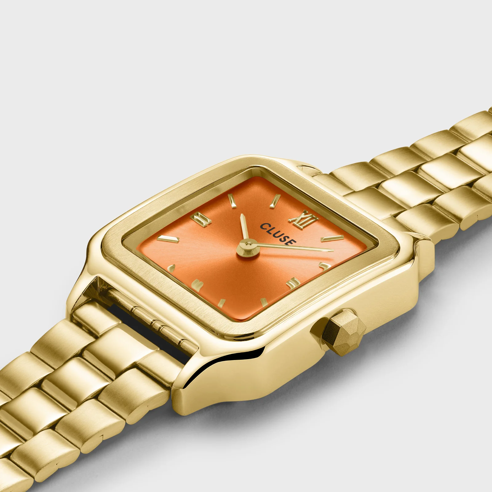 Reloj CLUSE Gracieuse Petite Watch Steel, Apricot, Gold Colour - Imagen 3