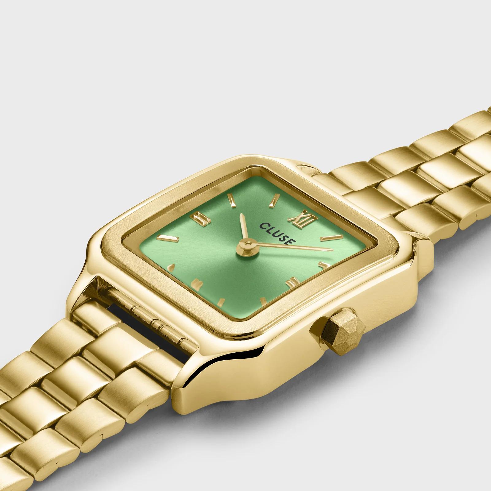 Reloj CLUSE Gracieuse Petite Watch Steel, Light Green, Gold Colour - Imagen 3
