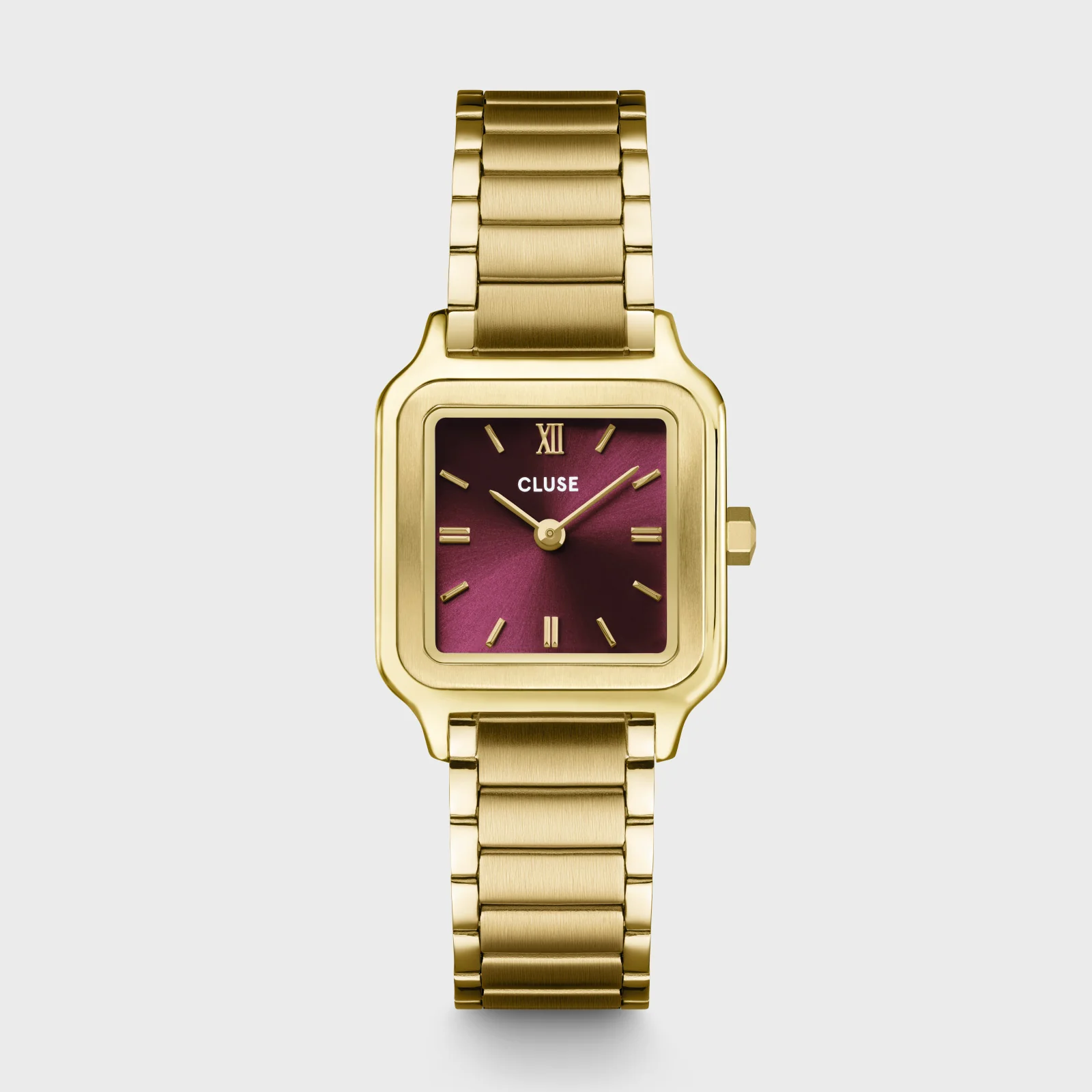 Reloj CLUSE Gracieuse Petite Watch Steel, Dark Cherry, Gold Colour