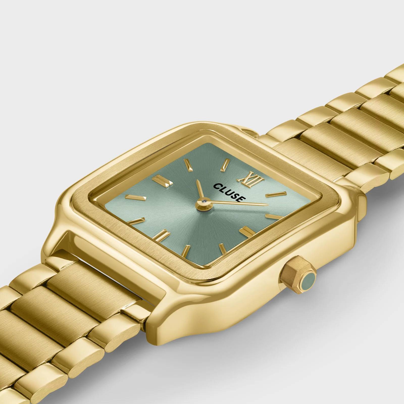 Reloj CLUSE Gracieuse Watch Steel, Sage Green, Gold Colour - Imagen 3