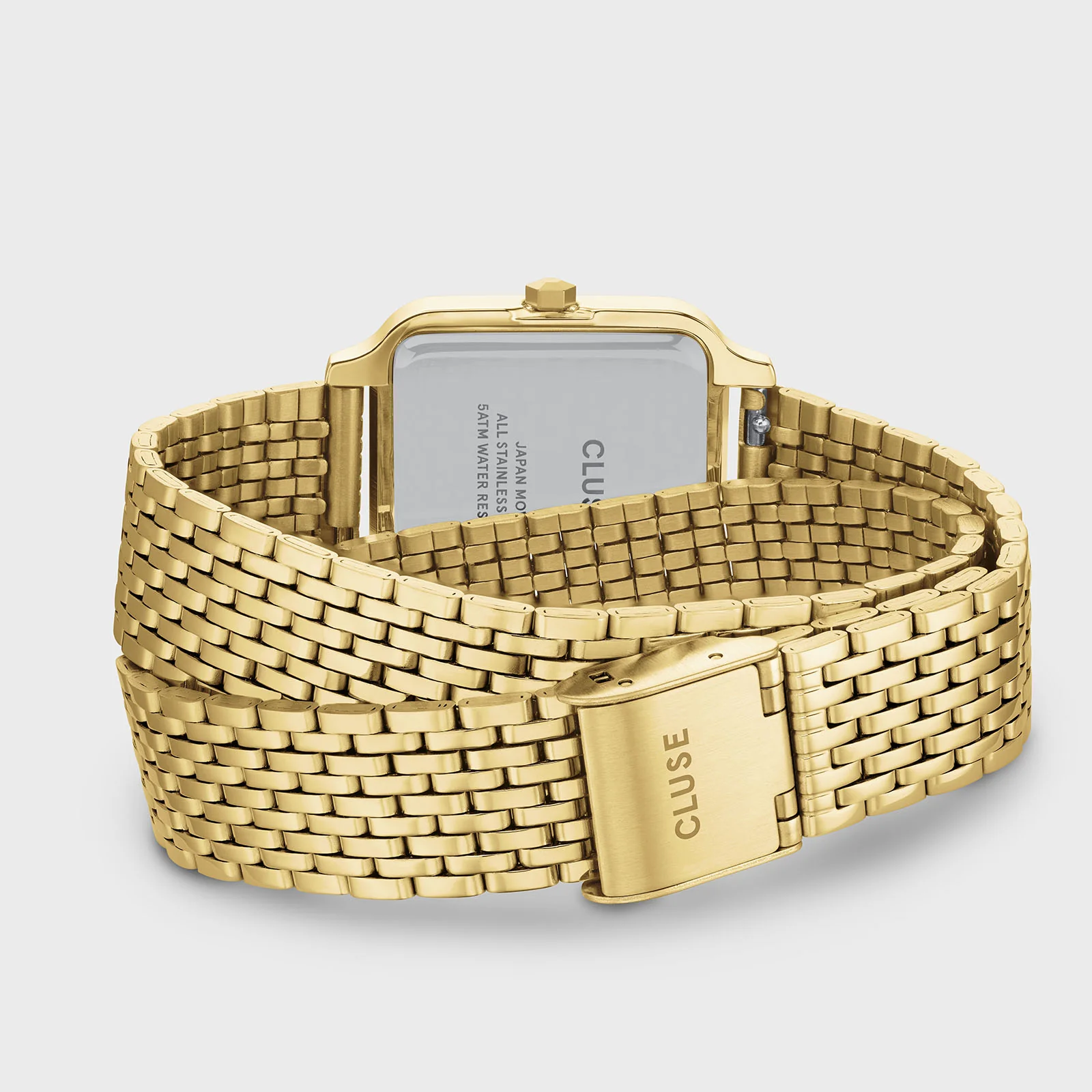 Reloj CLUSE Gracieuse Watch Double Steel, Wine, Gold Colour - Imagen 3