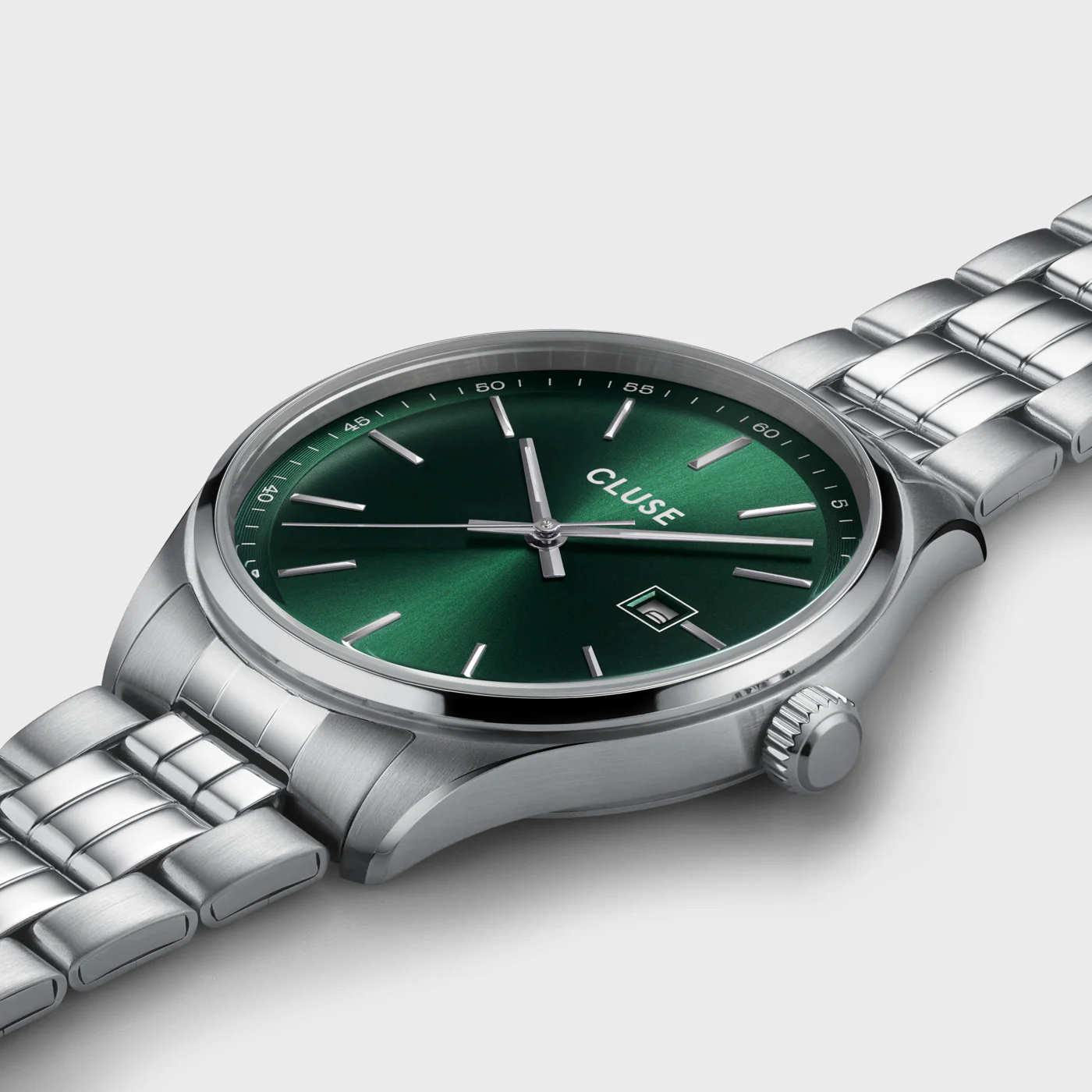 Reloj CLUSE Anthéor Watch Steel Green, Silver Colour - Imagen 3