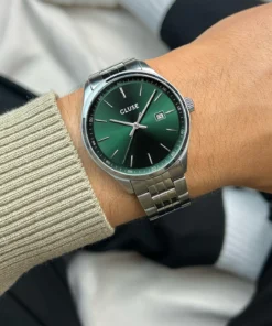 Alternative view of Reloj CLUSE Anthéor Watch Steel Green, Silver Colour