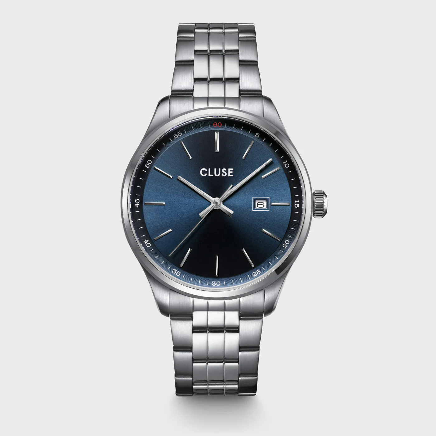 Reloj CLUSE Anthéor Watch Steel Blue, Silver Colour
