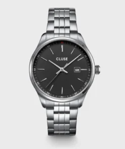Reloj CLUSE Vigoureux Chrono Watch Steel, Black, Silver Colour
