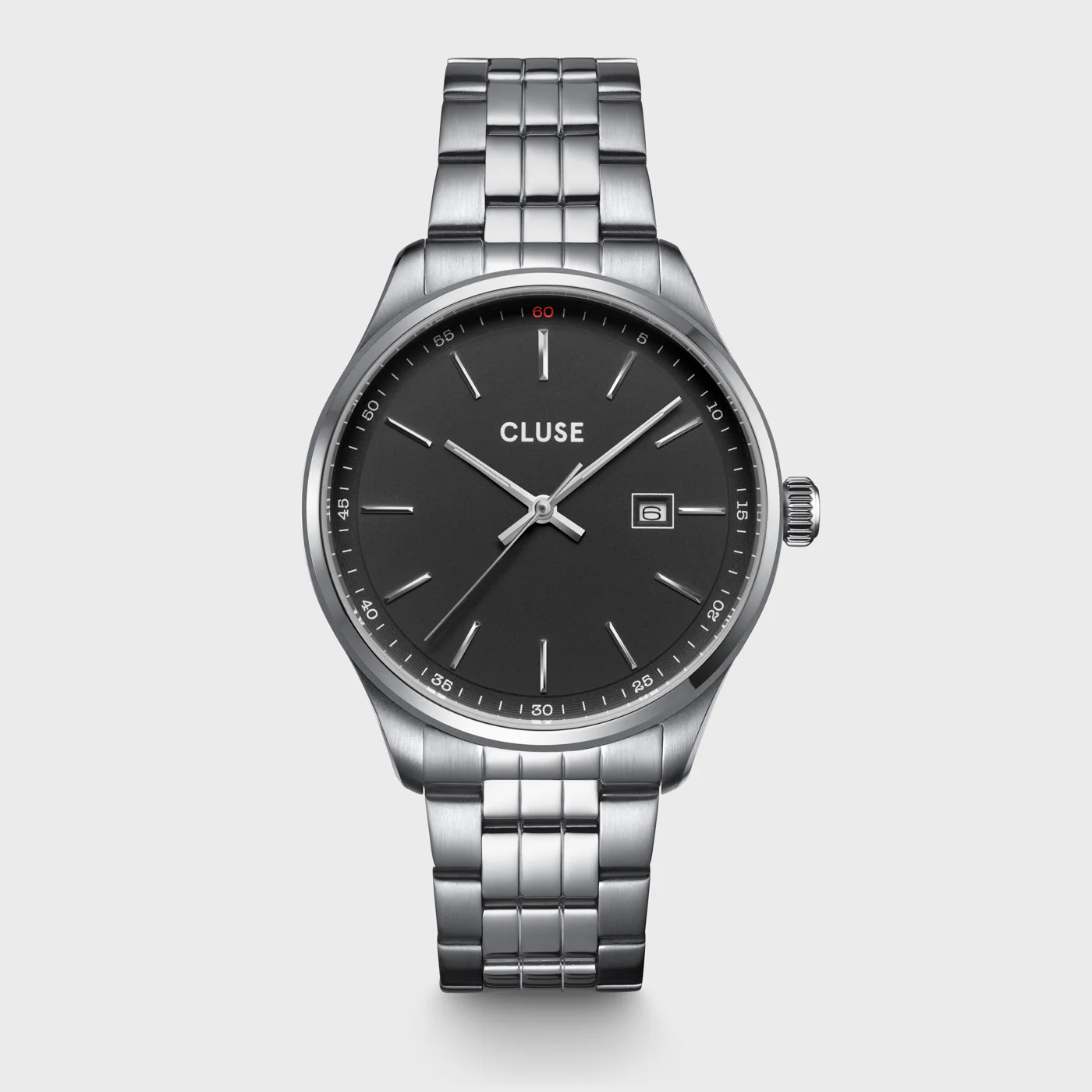 Reloj CLUSE Anthéor Watch Steel Black, Silver Colour