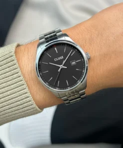 Alternative view of Reloj CLUSE Vigoureux Chrono Watch Steel, Black, Silver Colour