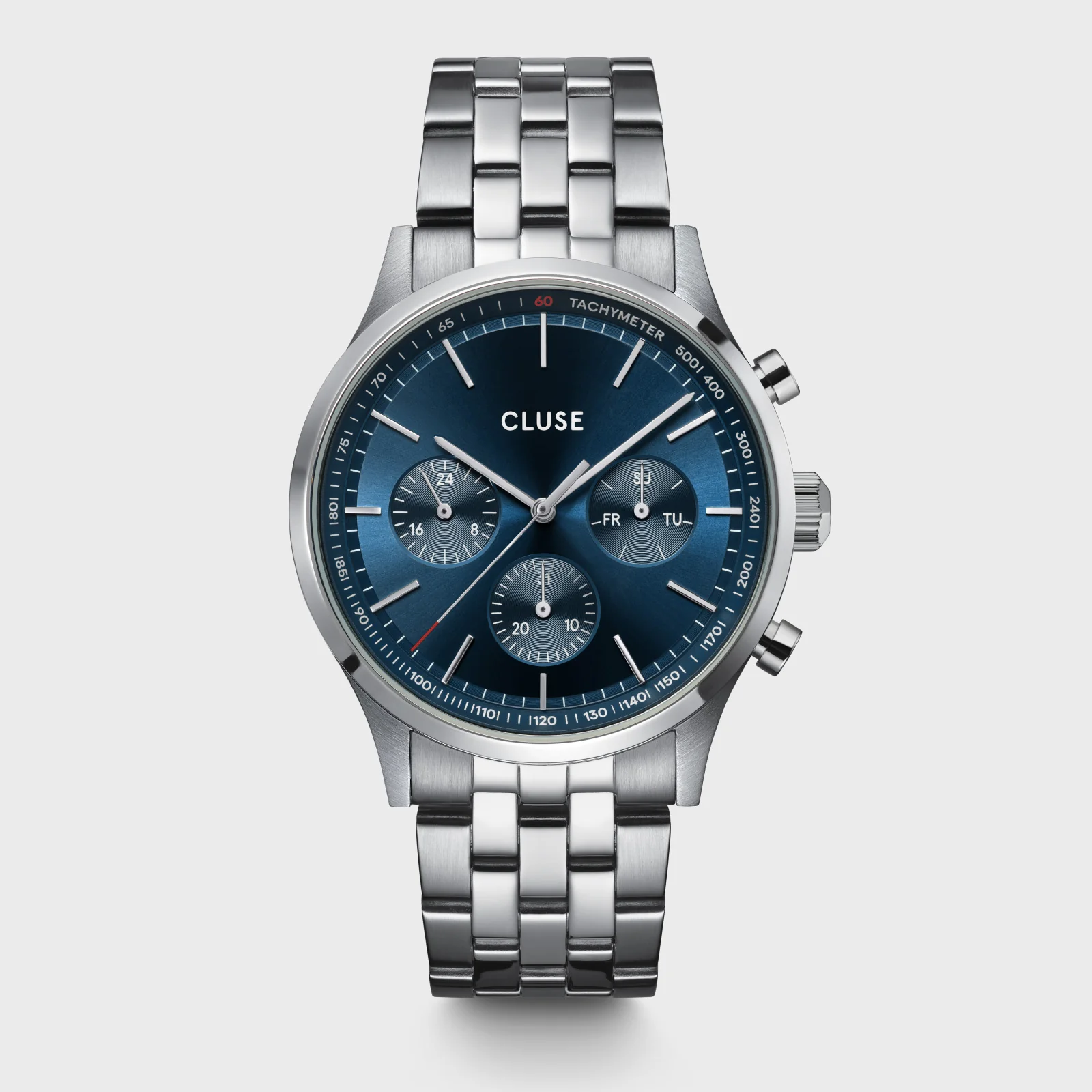 Reloj CLUSE Anthéor Multifunction Watch Steel Blue, Silver Colour