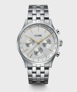Reloj CLUSE Anthéor Multifunction Watch Steel, Silver Colour, Two-Tone