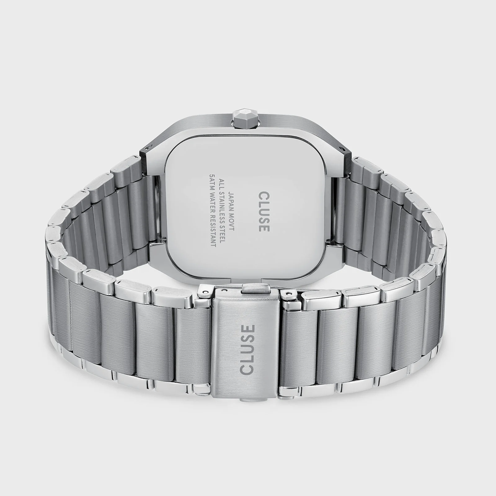 Reloj CLUSE Quadrus Watch Steel, Blue, Silver Colour - Imagen 4