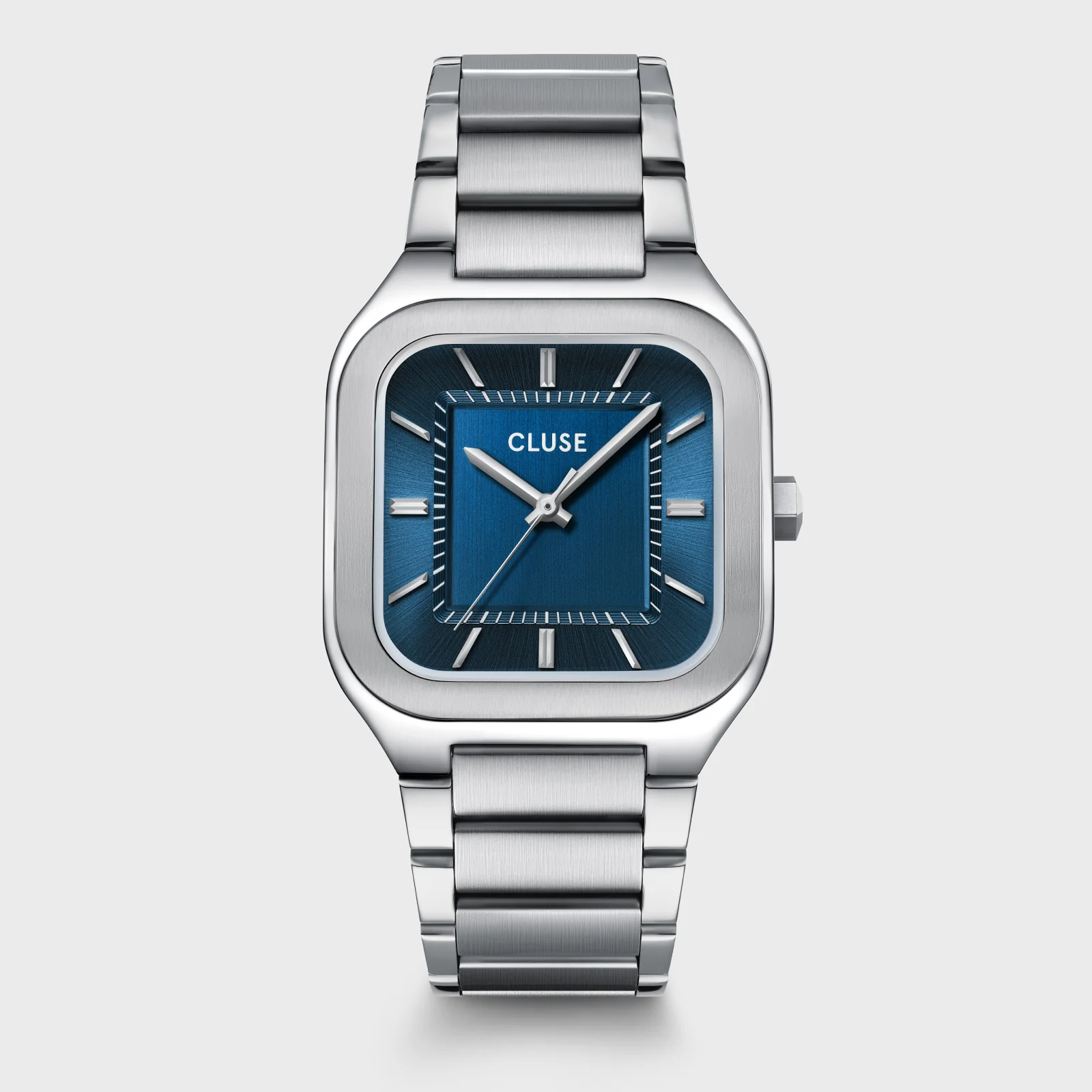 Reloj CLUSE Quadrus Watch Steel, Blue, Silver Colour