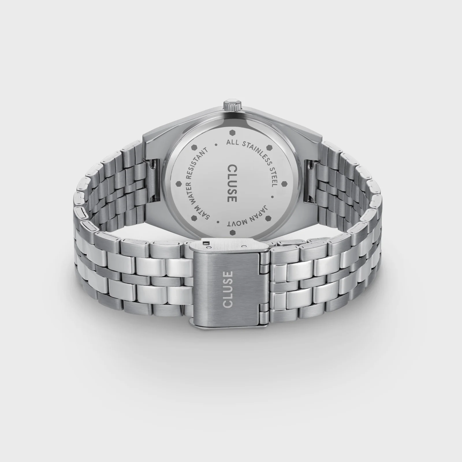 Reloj CLUSE Retro 70's Watch Steel, Light Blue, Silver Colour - Imagen 4