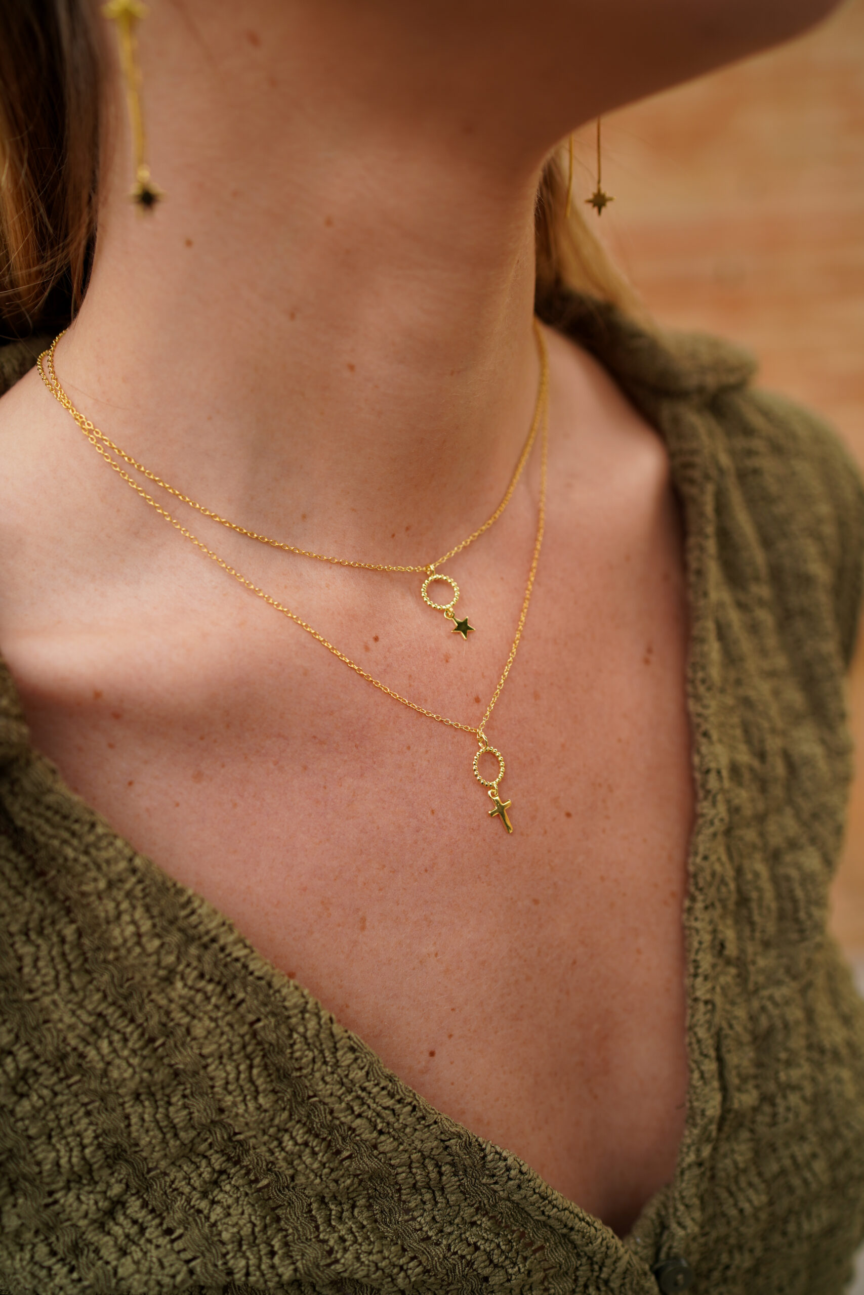 Collar FEZ CRUZ ORO - Imagen 4