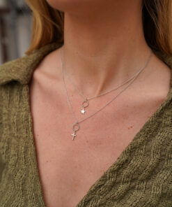 Alternative view of Collar FEZ CRUZ PLATA