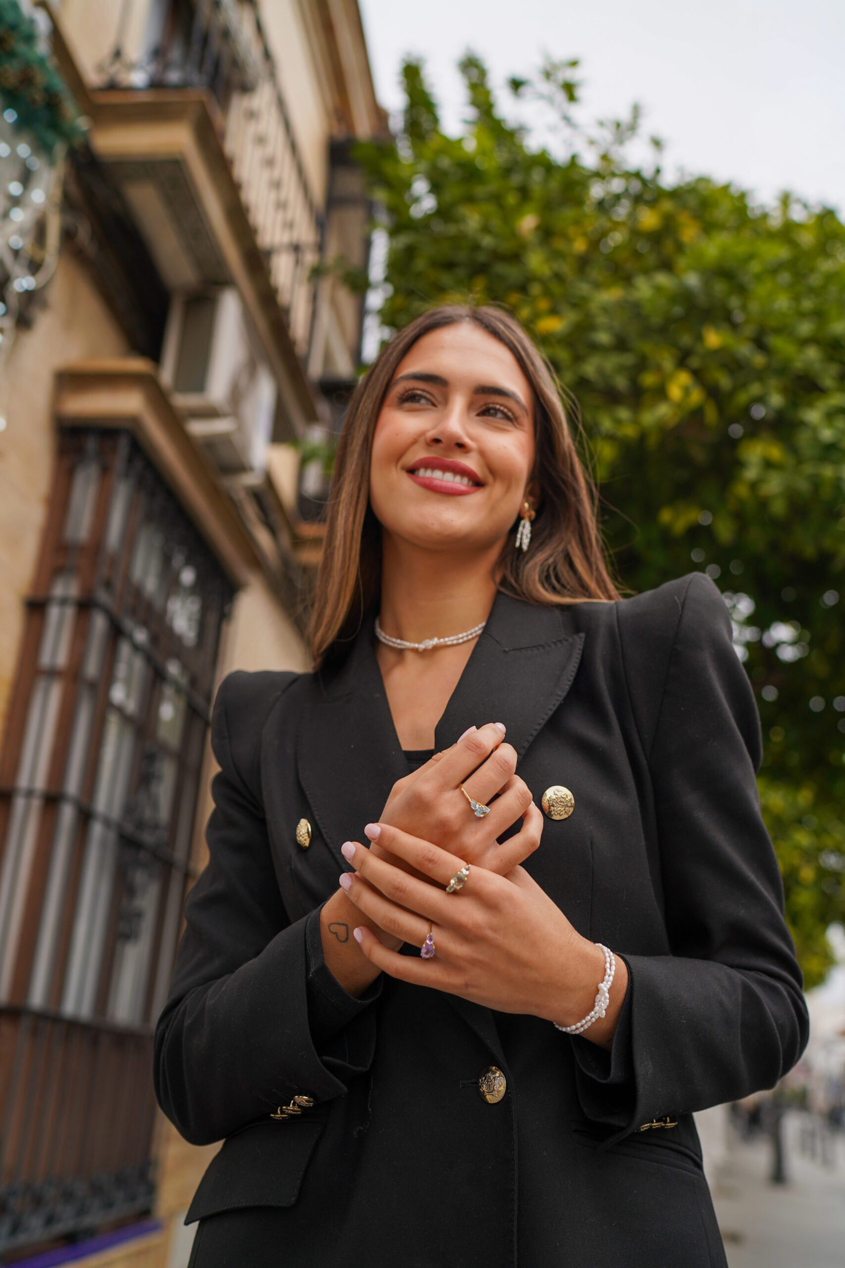 Collar ATENAS PERLA BLANCA - Imagen 3