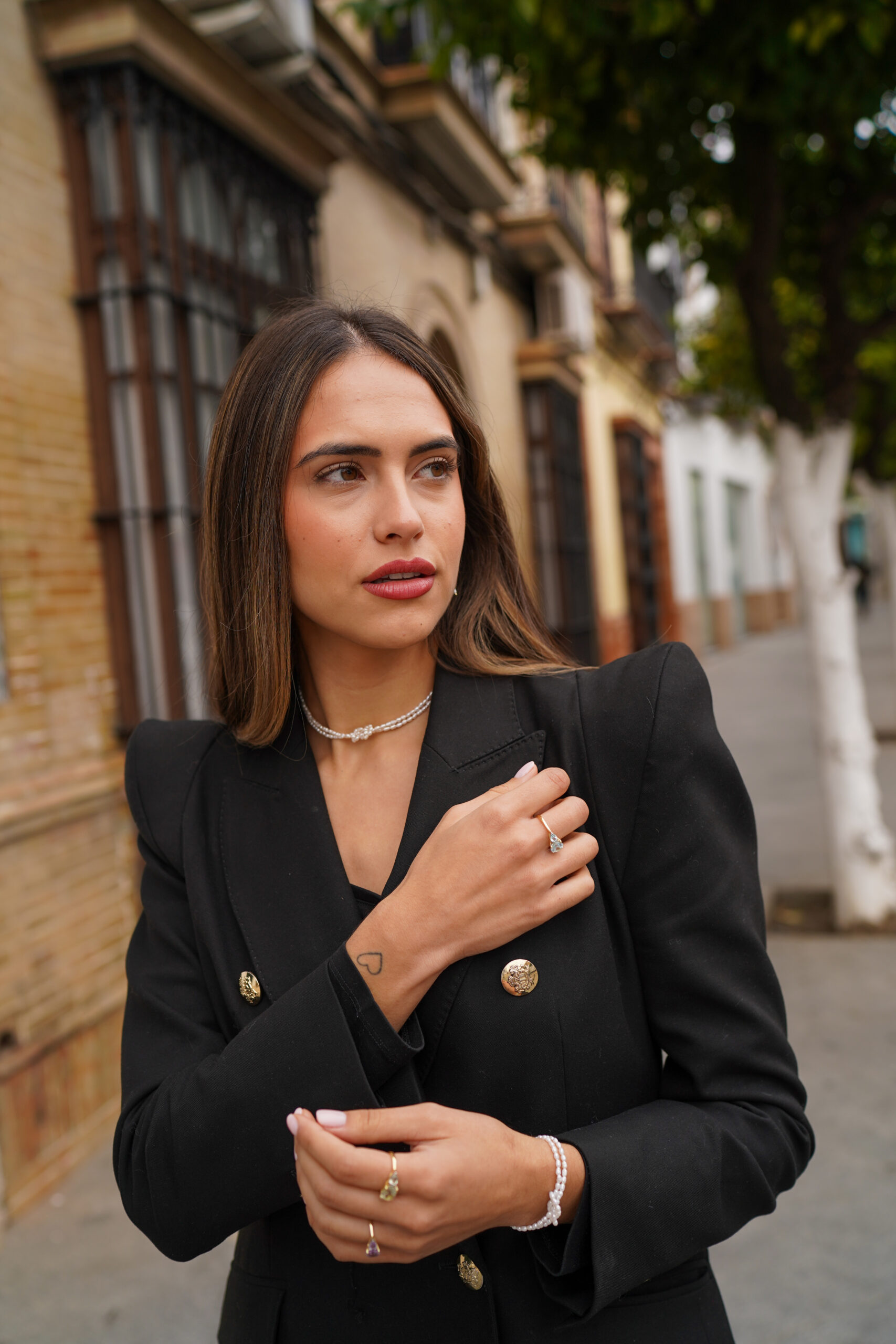 Collar ATENAS PERLA BLANCA - Imagen 2