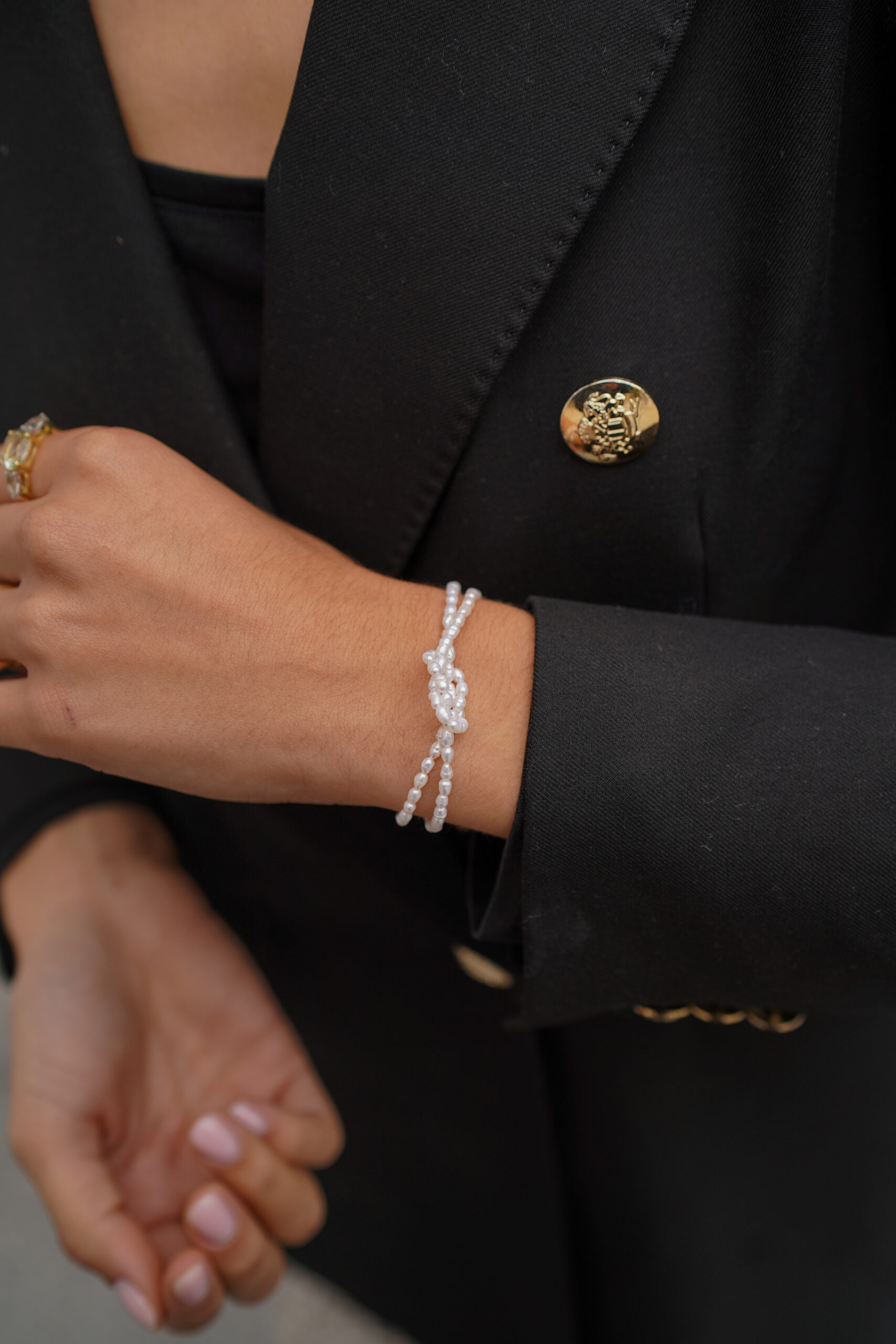 Pulsera ATENAS PERLA BLANCA