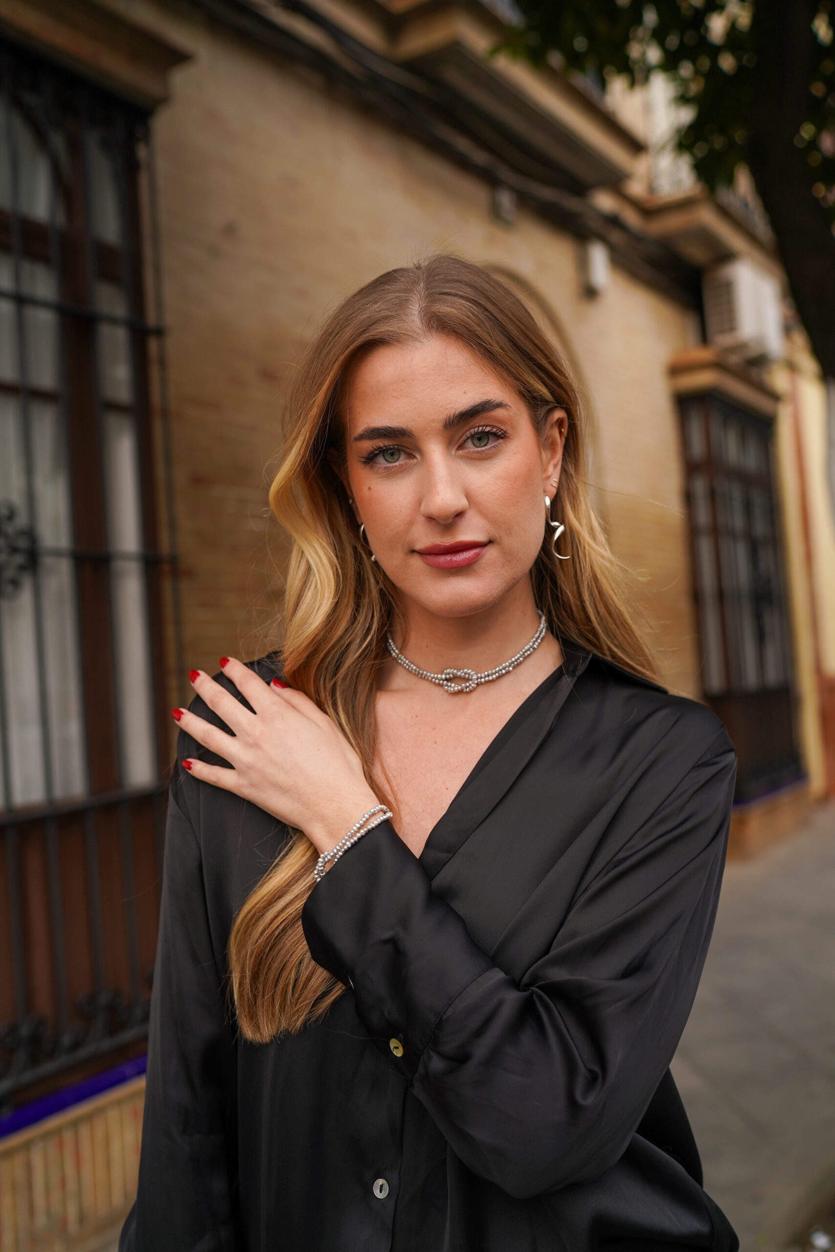 Collar ATENAS PERLA GRIS - Imagen 4