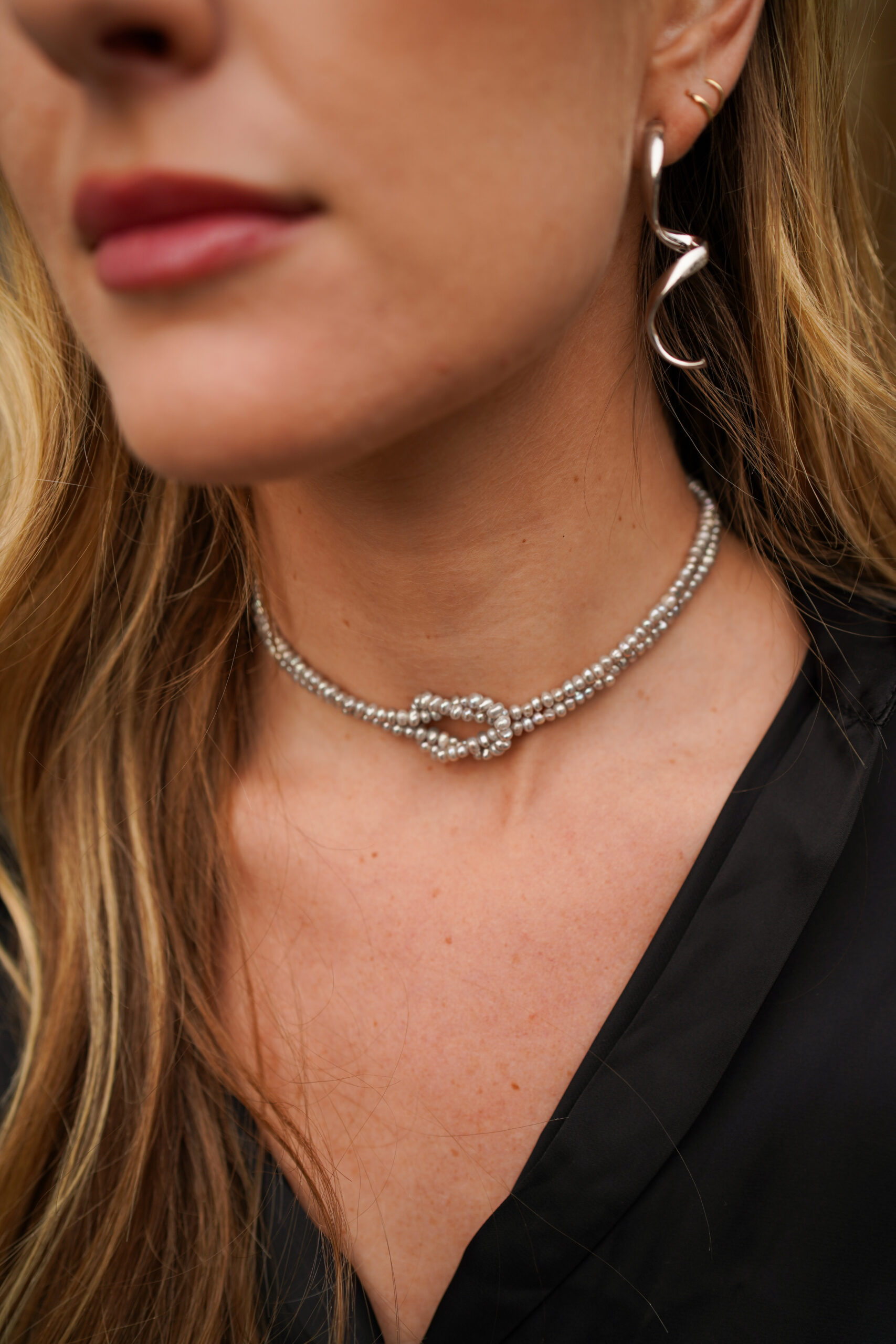 Collar ATENAS PERLA GRIS