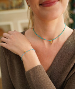 Alternative view of Collar NIGER TURQUESA