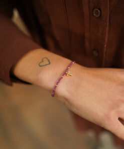 Pulsera LISBOA GRANATE