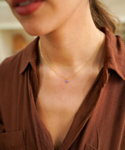 Collar RIN CORAZON LILA