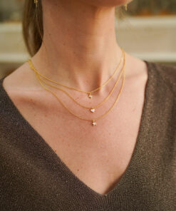 Alternative view of Collar RIN CORAZON ROSA