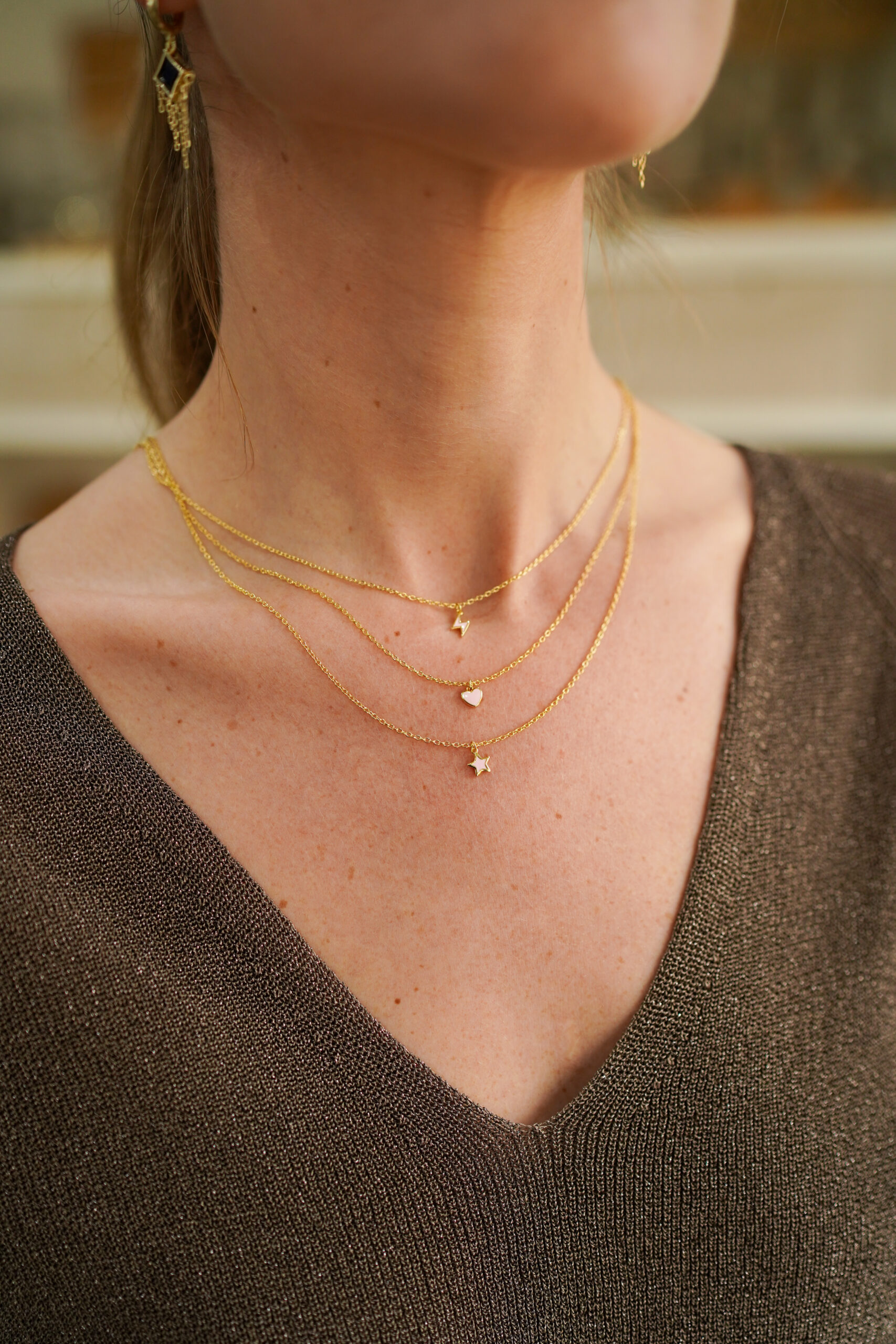 Collar RIN RAYO ROSA - Imagen 3