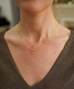 Alternative view of Collar RIN RAYO LILA