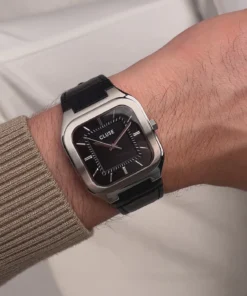 Alternative view of Reloj CLUSE Quadrus Watch Leather, Black, Silver Colour