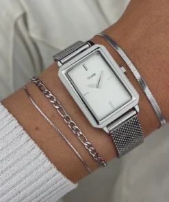 Alternative view of Reloj CLUSE Fluette Watch Mesh White, Silver Colour