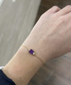 Alternative view of Pulsera DOHA AMATISTA