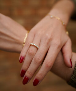 Anillo RIGA ORO MOISSANITA