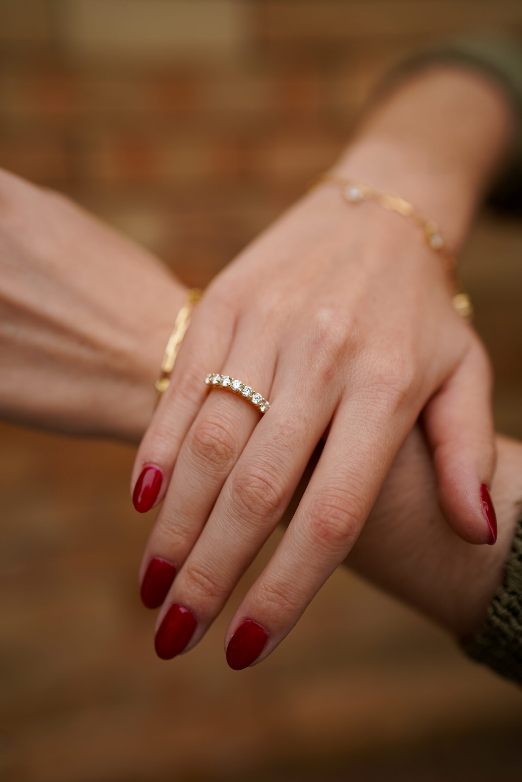 Anillo RIGA ORO MOISSANITA