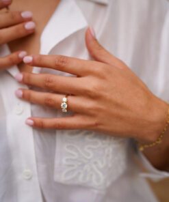 Anillo VIENA ORO MOISSANITA