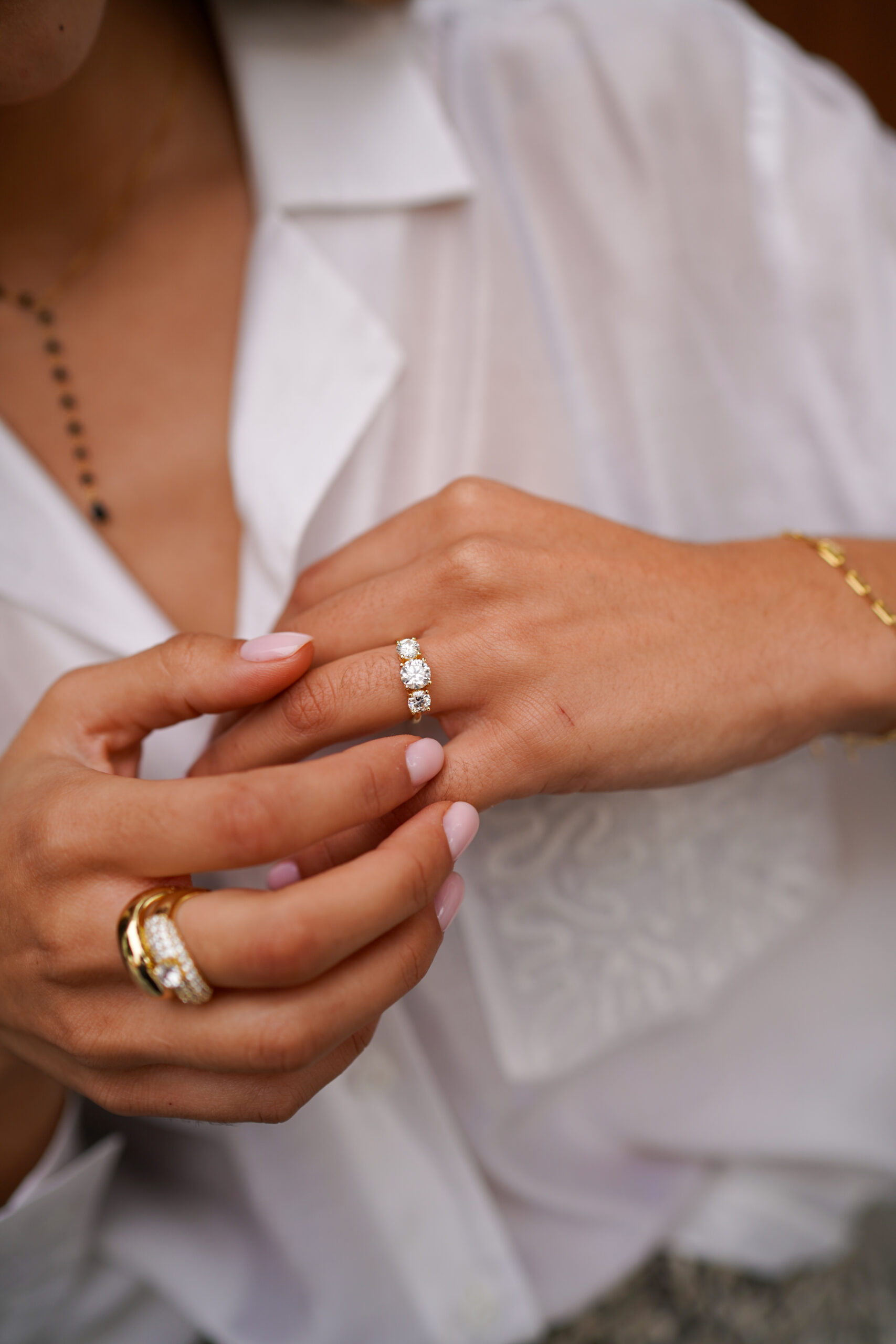 Anillo VIENA ORO MOISSANITA - Imagen 6