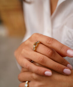 Alternative view of Anillo ZANZIBAR OLIVINA