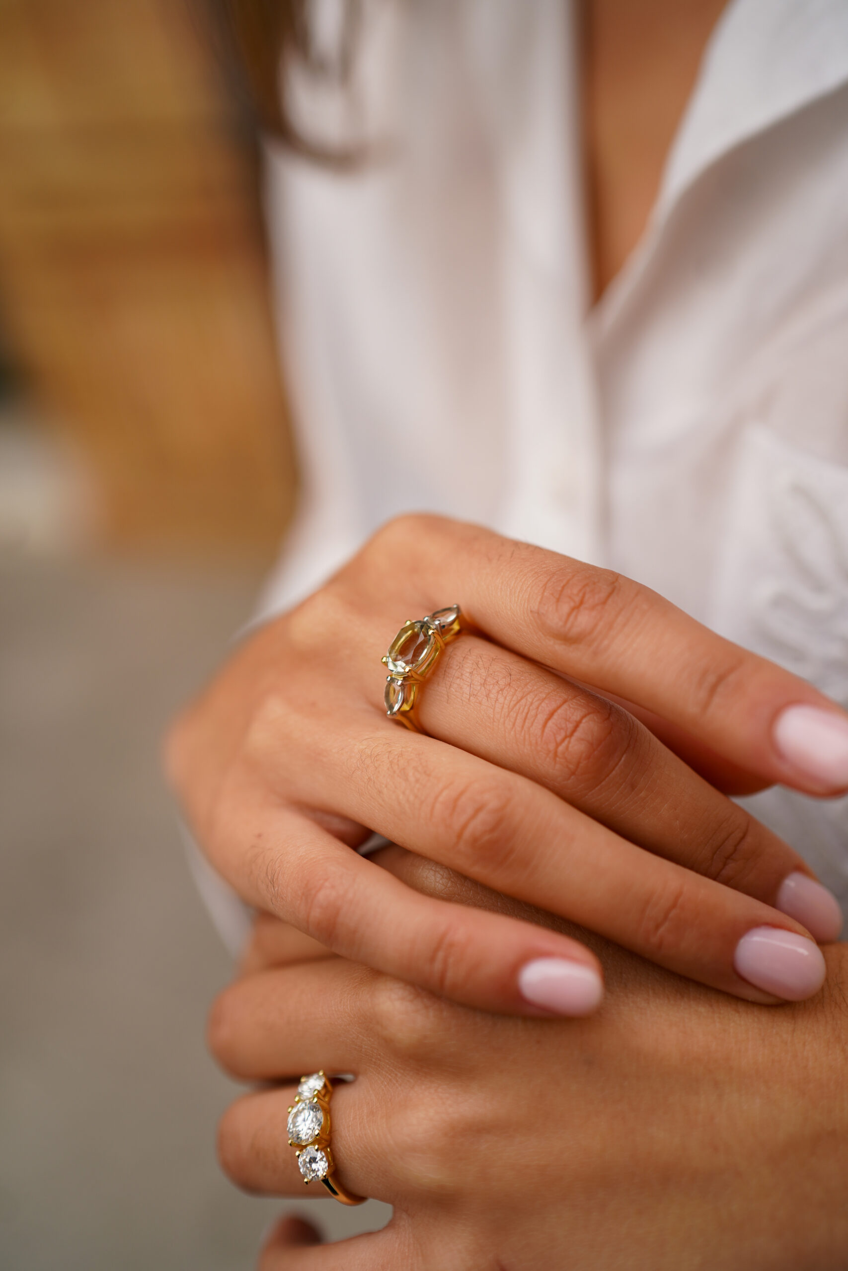 Anillo ZANZIBAR OLIVINA - Imagen 2