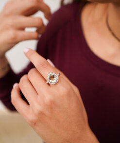 Anillo ARUBA AGUA MARINA