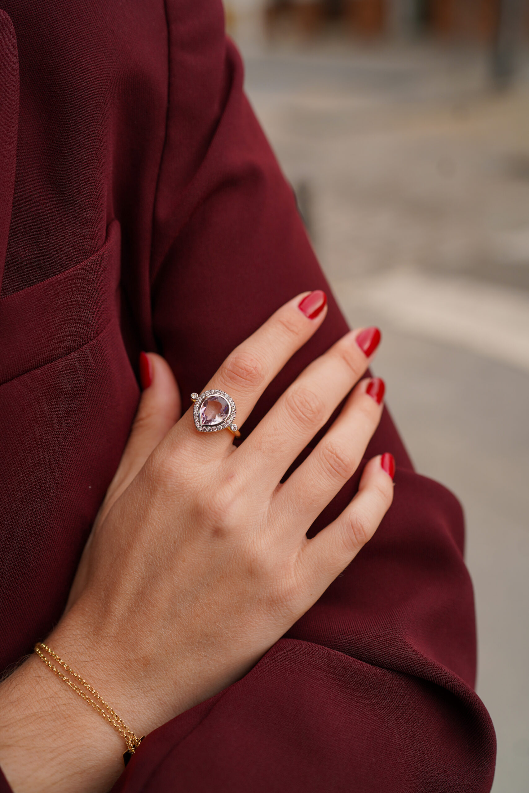 Anillo ARUBA AMATISTA