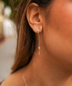 Pendientes aros FIJI PLATA