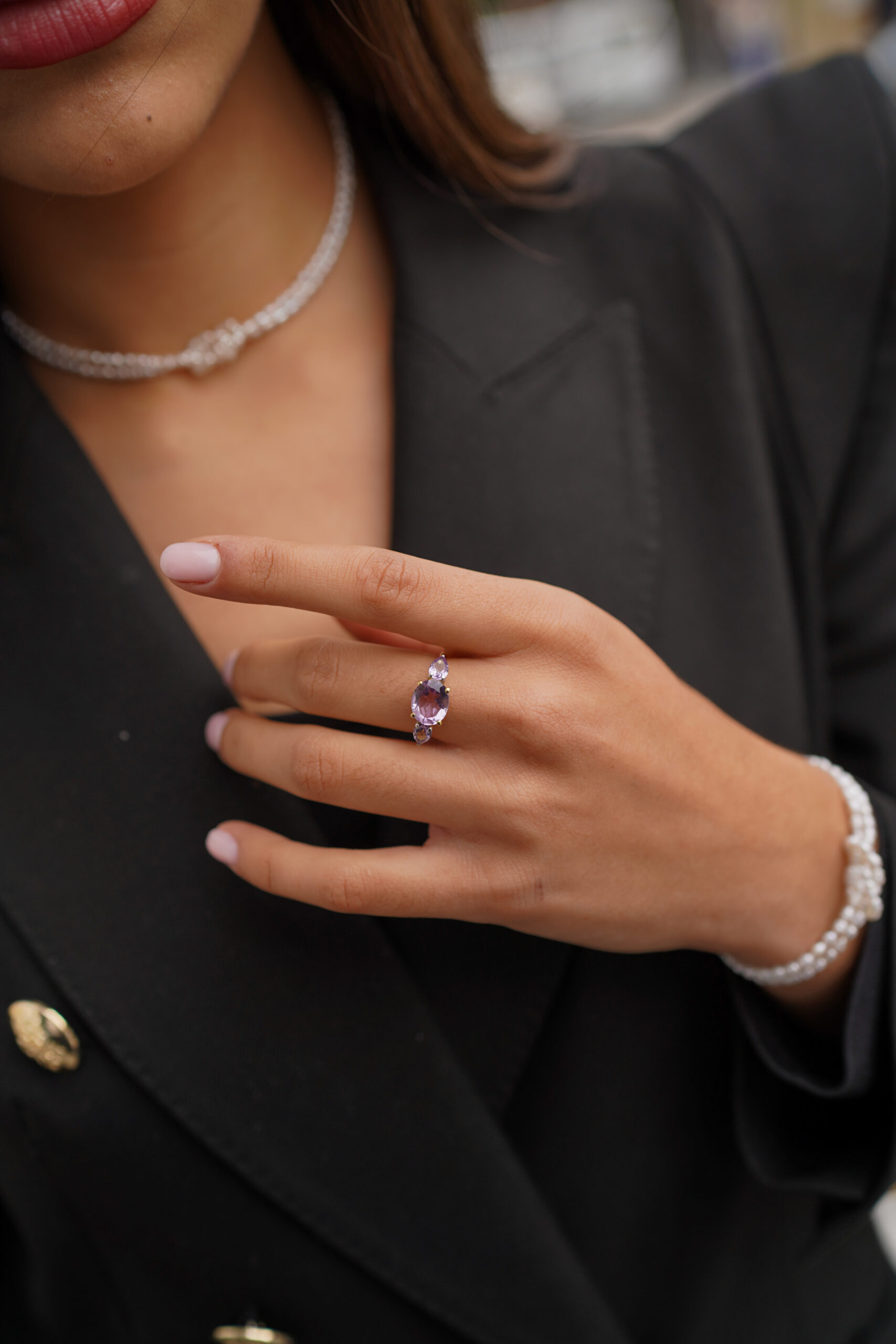 Anillo ZANZIBAR AMATISTA - Imagen 2