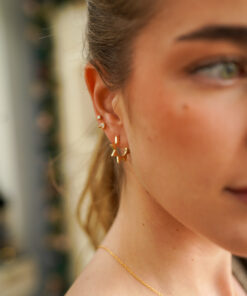 Alternative view of Pendientes Aros RABAT ORO
