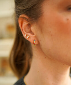 Pendientes Aros ASTI OJO ESMALTE COLORES (UNIDAD)