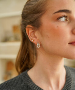 Alternative view of Pendientes DUBAI PLATA